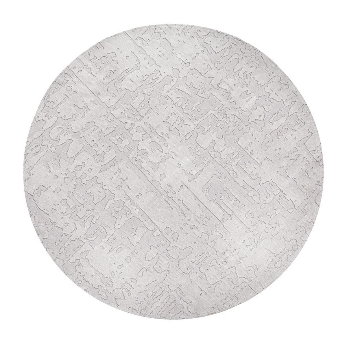 TEPPICH Tsingy Oyster Structures 240/240 cm - Grau, Textil (240/240cm) - Louis De Poortere
