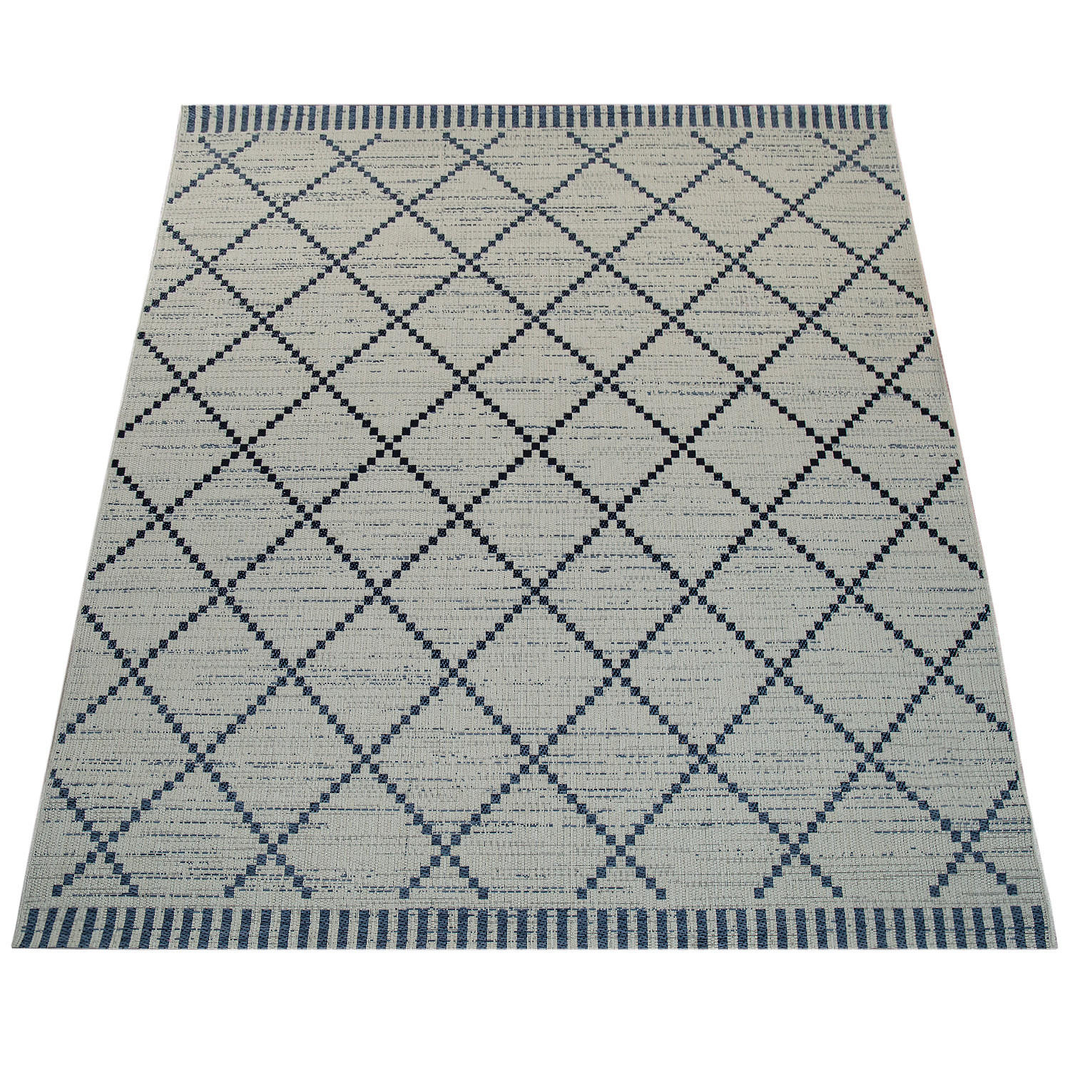 OUTDOORTEPPICH 80/150 cm Kortrijk 742 - Weiß, Textil (80/150cm) - Paco Home