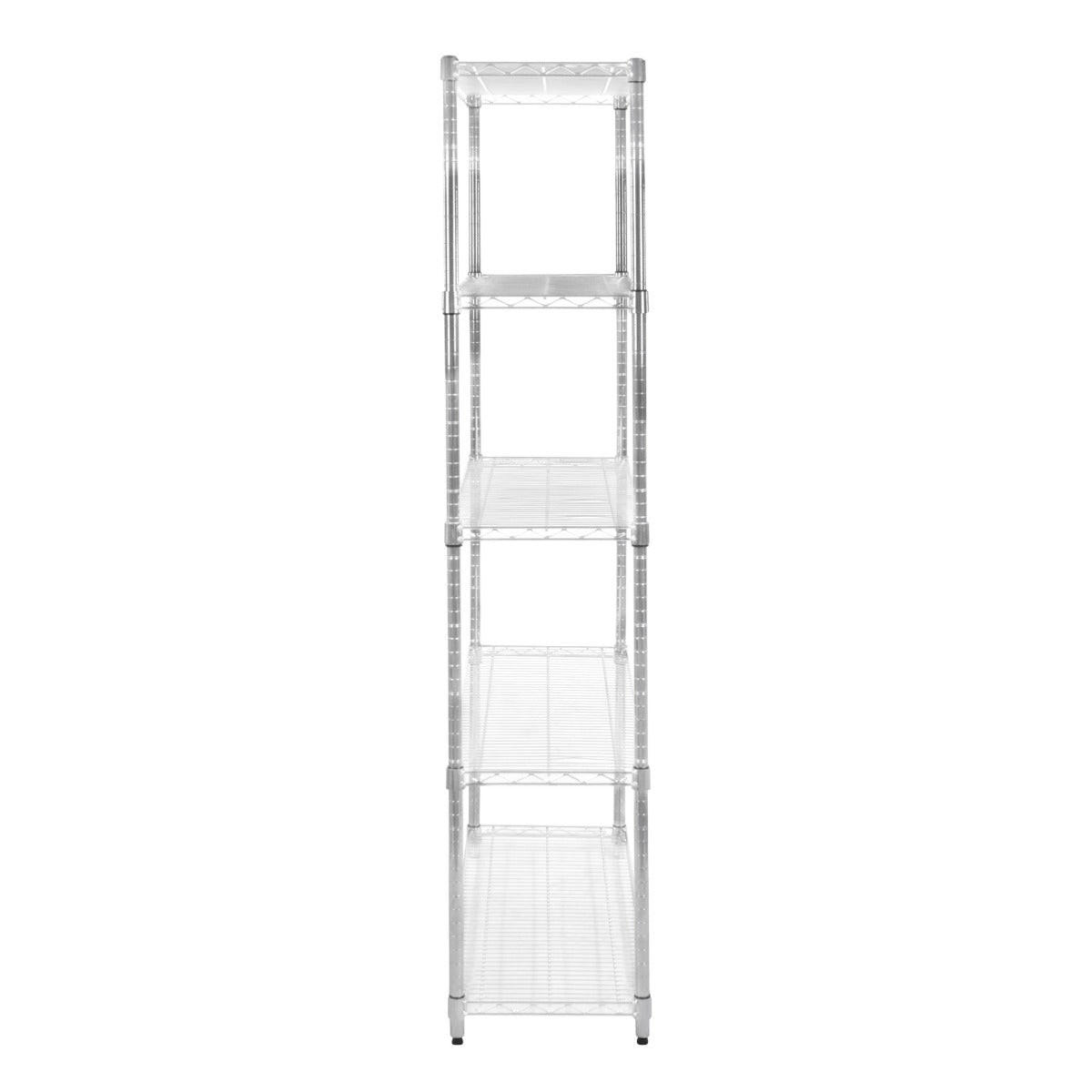 DRAHTREGAL 45cm x 120cm x 180cm - Silberfarben, Metall (120/180/45cm)