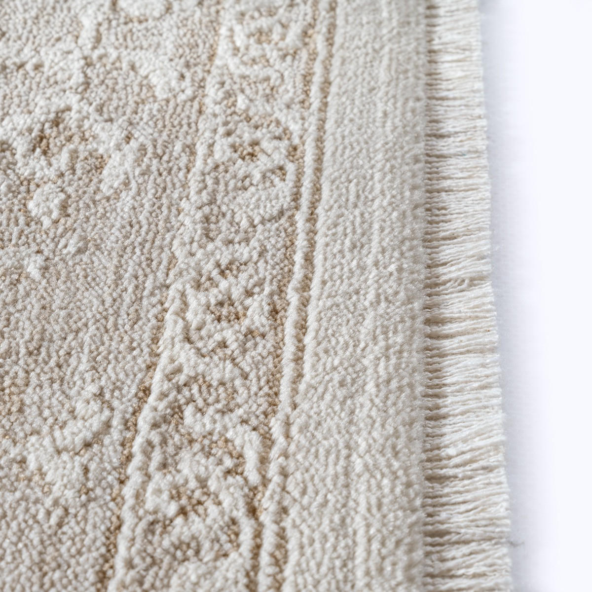 KURZFLORTEPPICH Orientalisch SCRIVIA Polypropylen Beige 160 x 230 cm - Beige, Textil (160/230cm) - KADIMA DESIGN