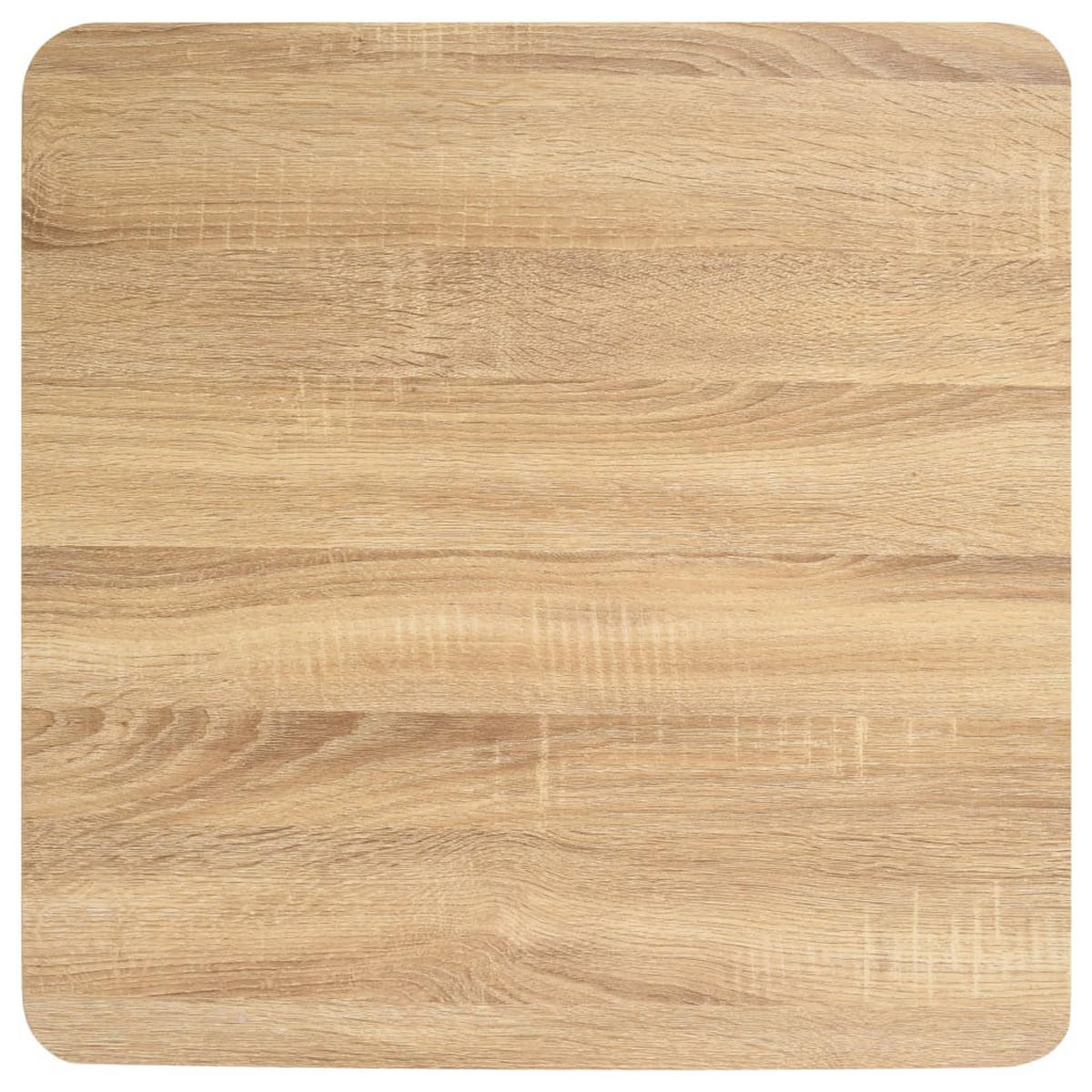BISTROTISCH Hellbraun 60x60 cm MDF - Braun, Holzwerkstoff (60/60/75cm) - furnicato