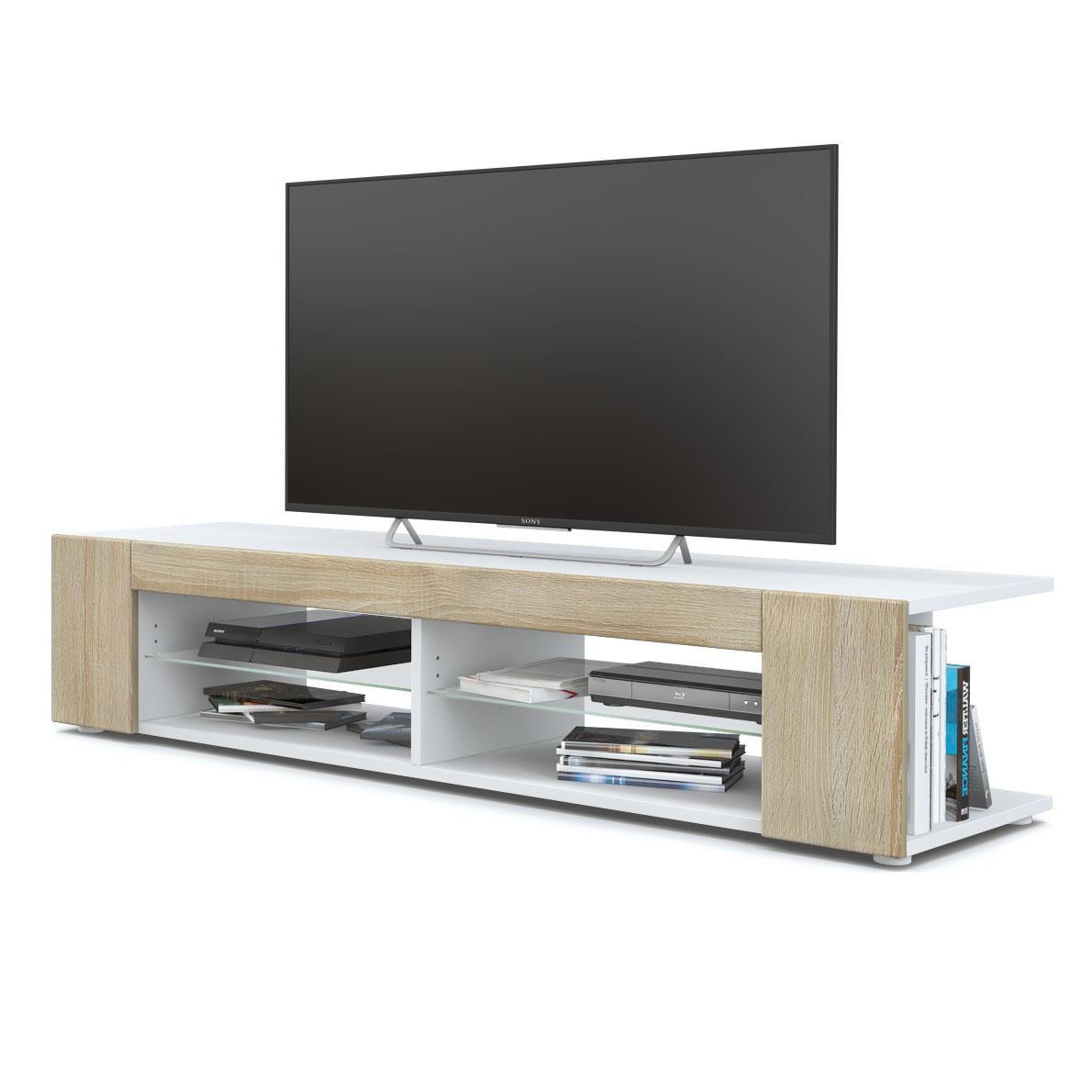 Vladon Lowboard Eiche San Remo 134.5x30.5x38.5 cm