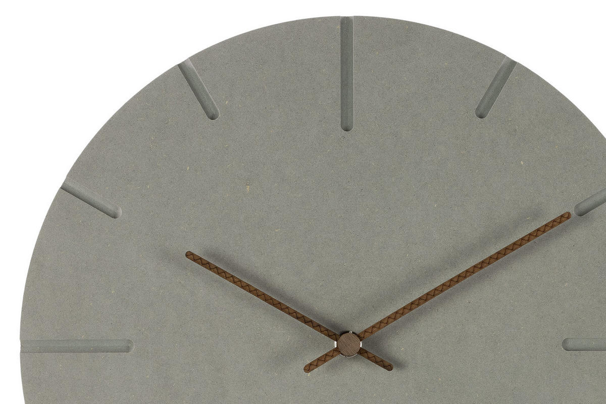 WANDUHR Design Grau 29/29 cm - Grau, Holzwerkstoff (0.6/29/1cm) - ONZENO