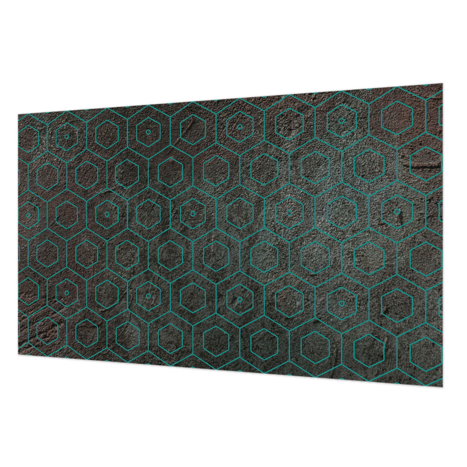 FOTOTAPETE 416x254 cm - Geometrisches Muster - Braun, Textil (416/254cm) - Wallfluent
