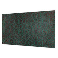 FOTOTAPETE 416x254 cm - Geometrisches Muster - Braun, Textil (416/254cm) - Wallfluent