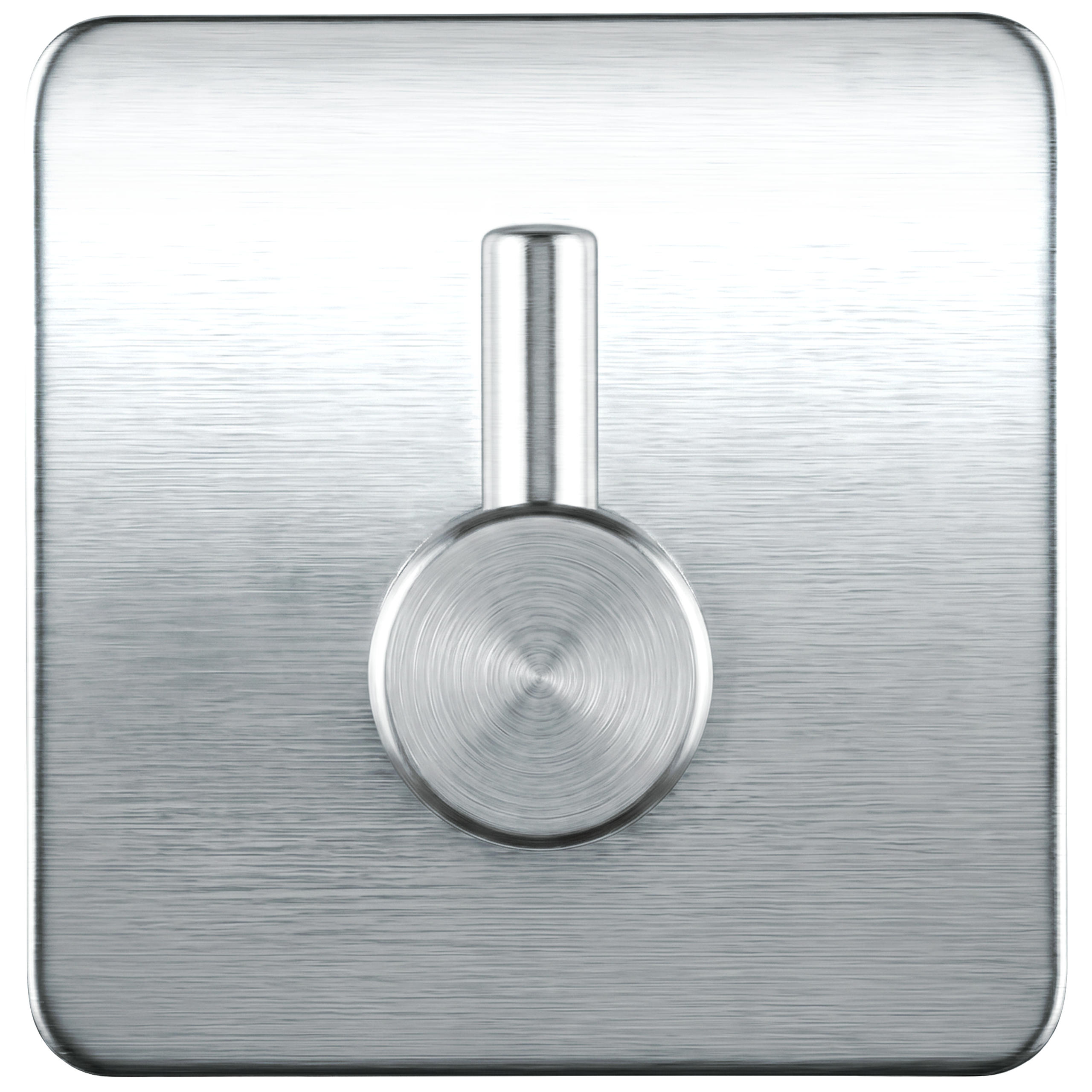 HAKEN Selbstklebende 4-er Set , Silber - Silberfarben, Kunststoff (0.5/5/5cm) - KRUMAD