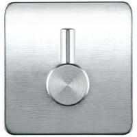 HAKEN Selbstklebende 4-er Set , Silber - Silberfarben, Kunststoff (0.5/5/5cm) - KRUMAD