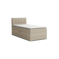 BOXBETT JUNG 3 100/200 Beige H3 Öffnung links - Beige, Holz/Holzwerkstoff (100/200cm) - Deine Möbel 24