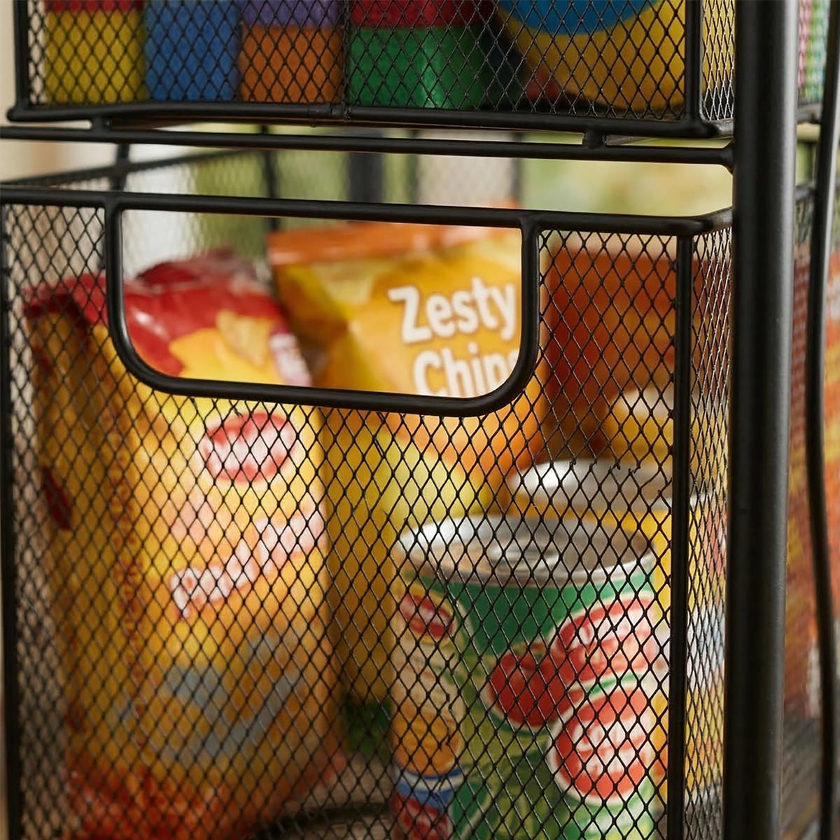 VOZÍK - čierna, kov/plast (20/98/28cm) - Relaxdays