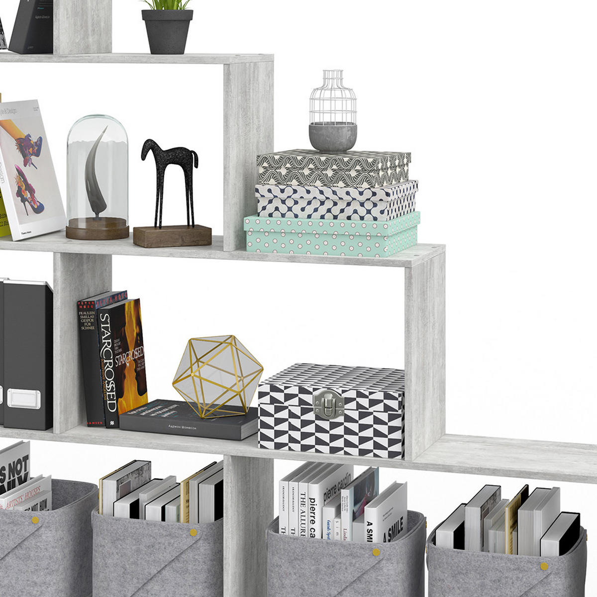 Grau, Holzwerkstoff (163/155/29cm) - Vicco