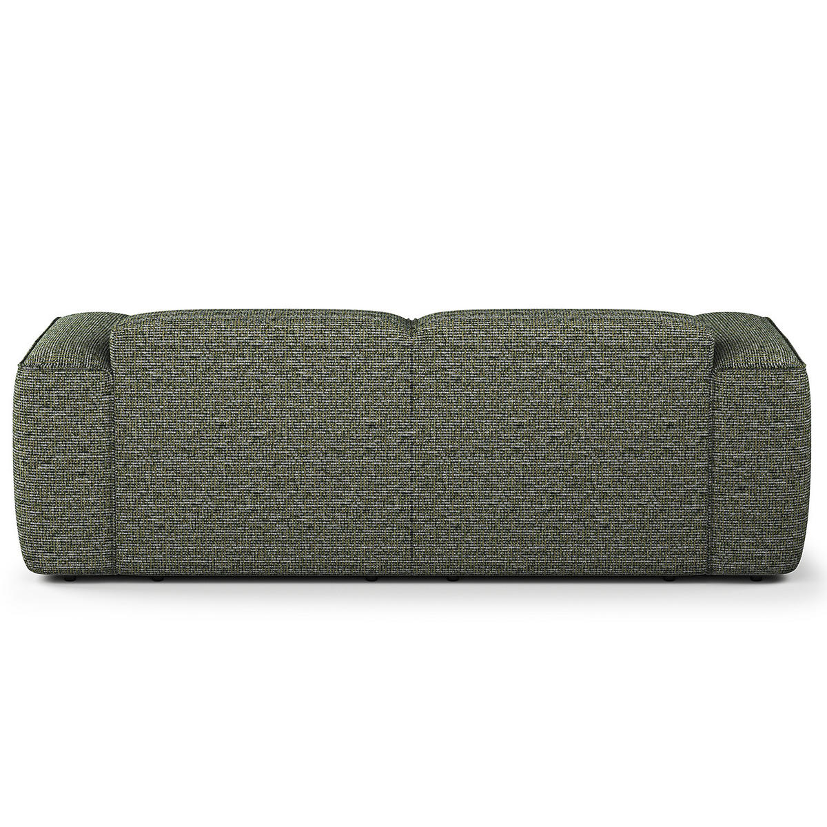 2-SITZER SOFA - Schwarz/Grün, Kunststoff/Textil (220/71/102cm) - home24