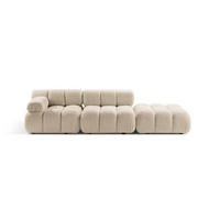 SOFA modular links Bellis aus Boucle leichtes beige 4 Sitzplätze - Creme, Textil (282/70/94cm) - Micadoni