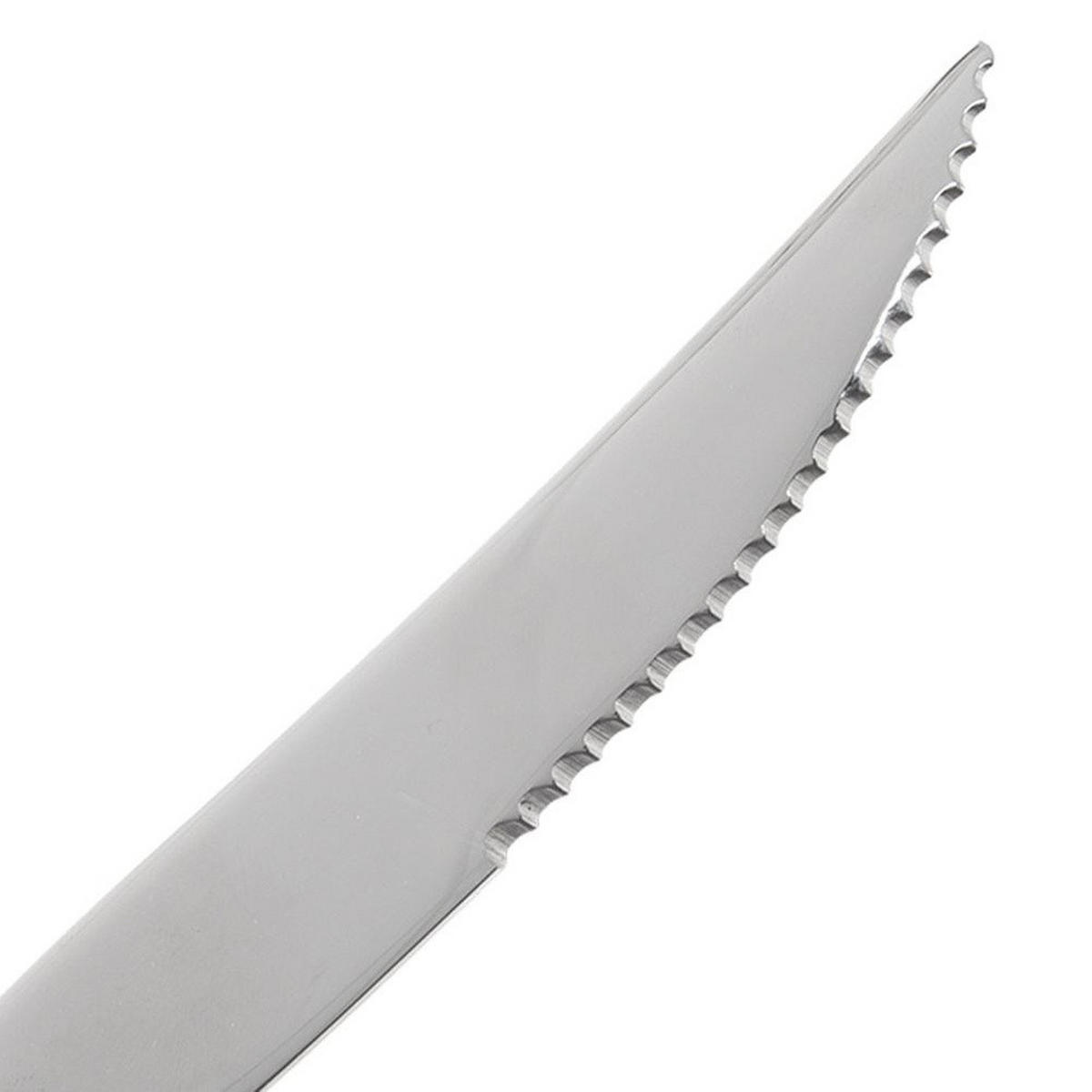 STEAK- UND BURGERMESSER Stahl 2 Stück. - Silberfarben, Metall (23cm) - Orion 