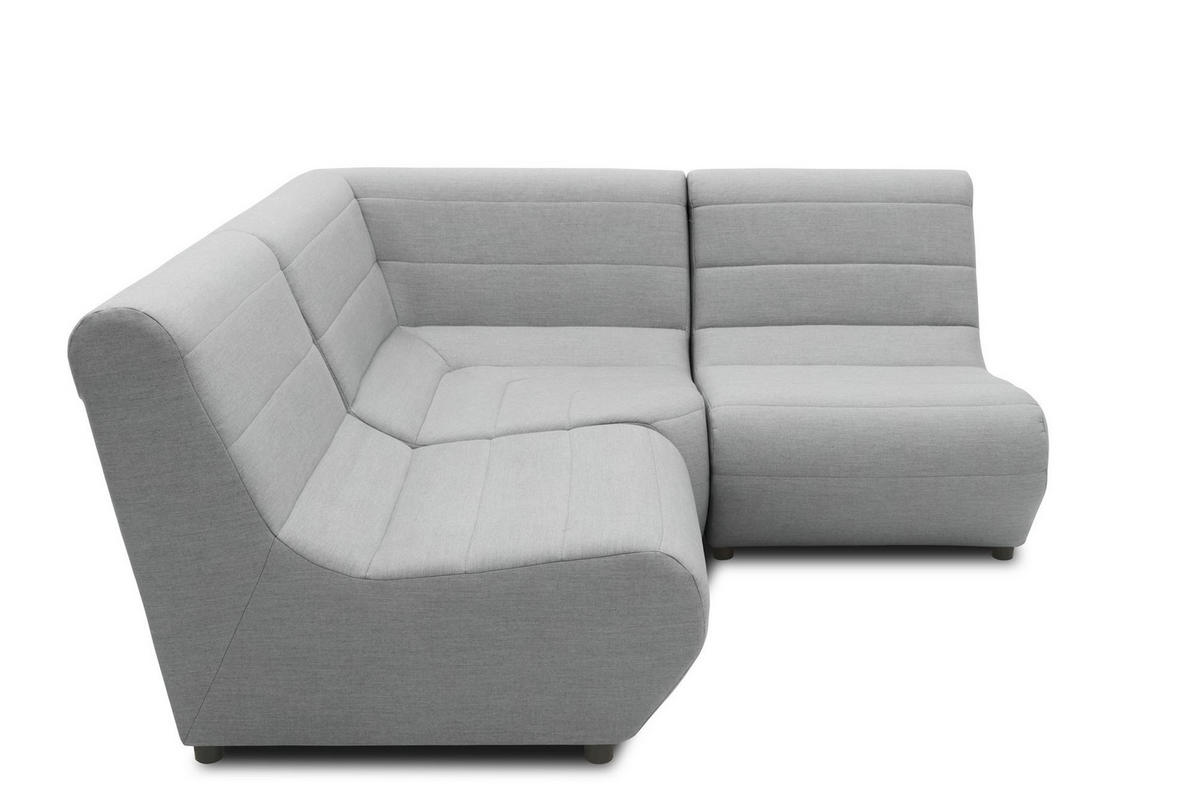 GARTENLOUNGE Set 3 Boudicca 179x80x179 mit Outdoorbezug in silber - Silberfarben, Kunststoff (179/80/179cm) - 58aufmkessel
