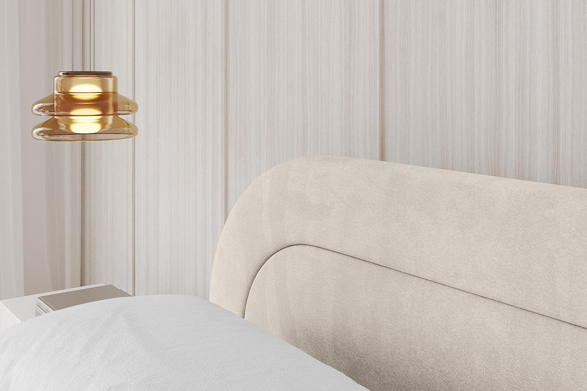 POLSTERBETT mit Bettkasten und Lattenrost, Bett mit Matratze H3/H4 - LERIS-v1 180x200 Beige - Beige, Holzwerkstoff/Textil (180/200cm) - ALTDECOR