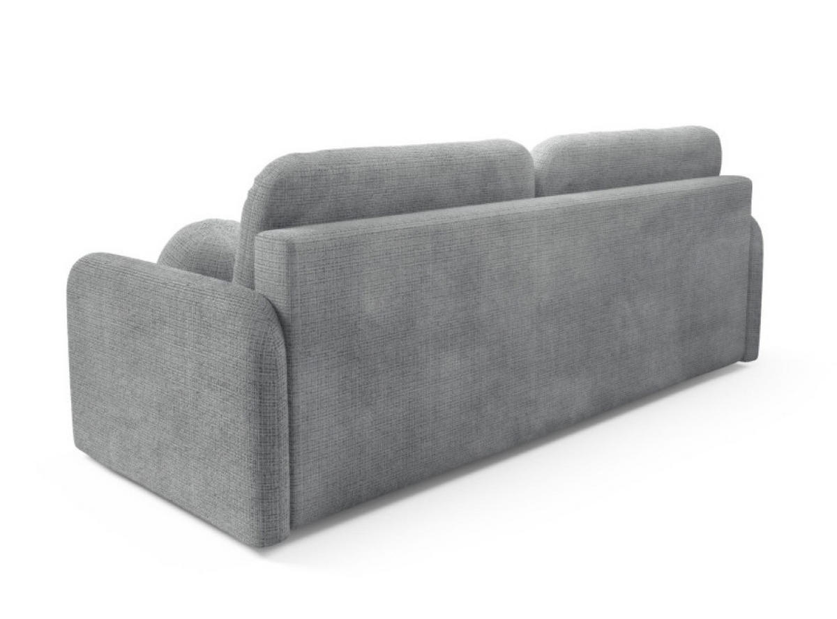 SOFA Cremona KUBI Ausziehbar Mit Bequemem Sitz 95 cm - Grau, Textil (218/90/88cm) - Sepro Meble