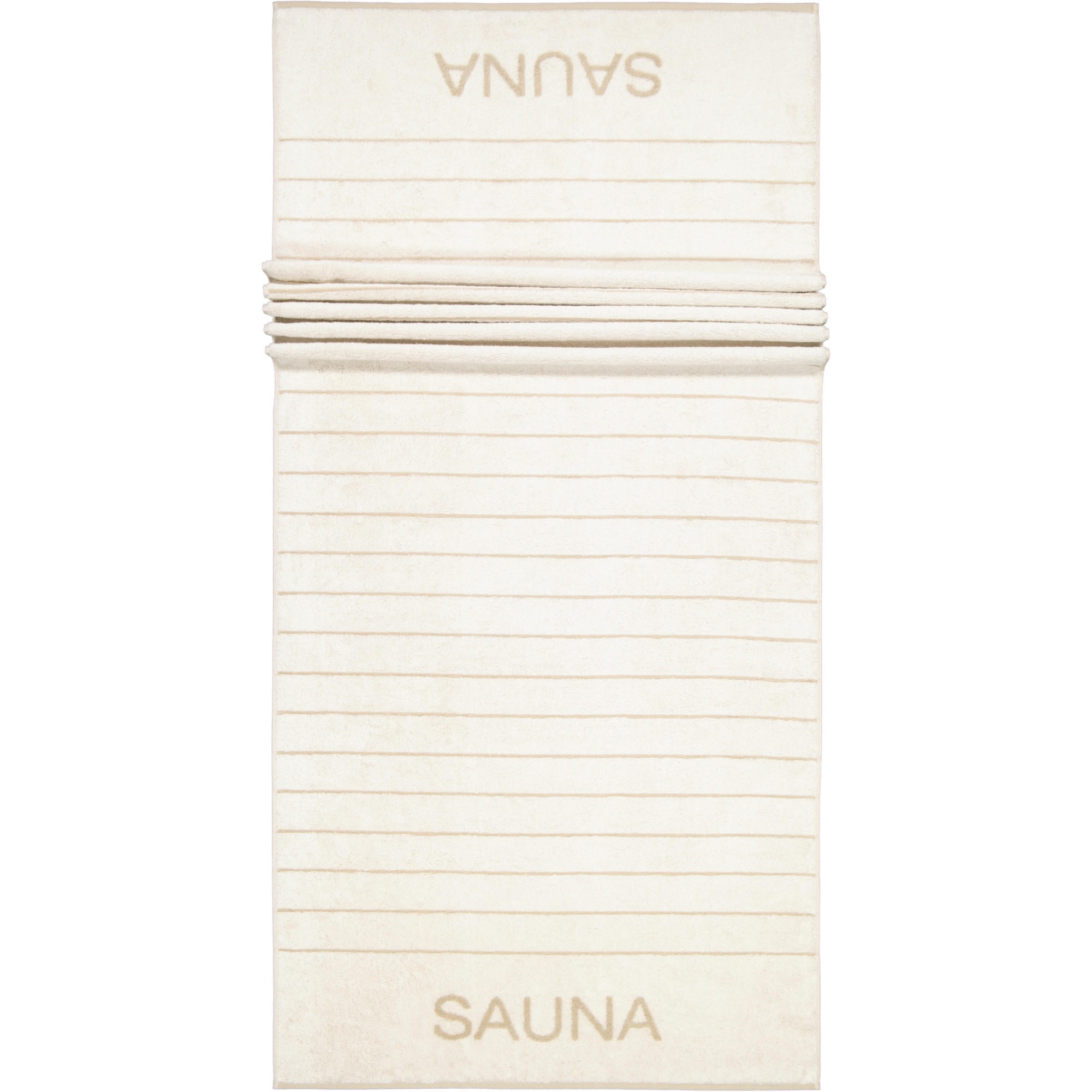 SAUNATÜCHER BALANCE DOUBLEFACE 6237 NATUR - 33 - Beige, Textil (80/200cm) - Cawoe