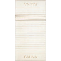SAUNATÜCHER BALANCE DOUBLEFACE 6237 NATUR - 33 - Beige, Textil (80/200cm) - Cawoe
