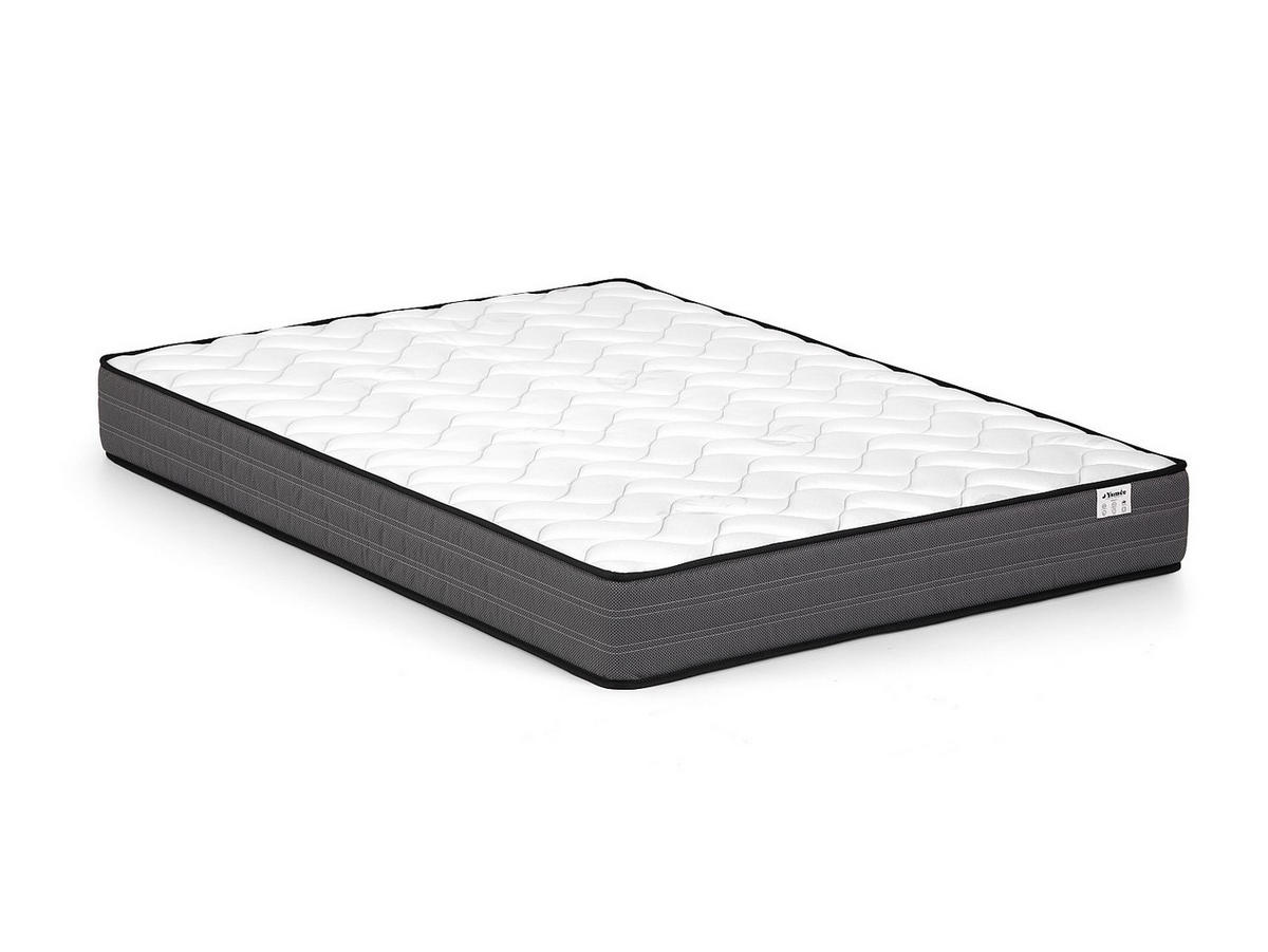 STANDARDMATRATZE - 2 Personen - Stoff - Weiß - - Weiß, Textil (160/200cm) - Vente-Unique
