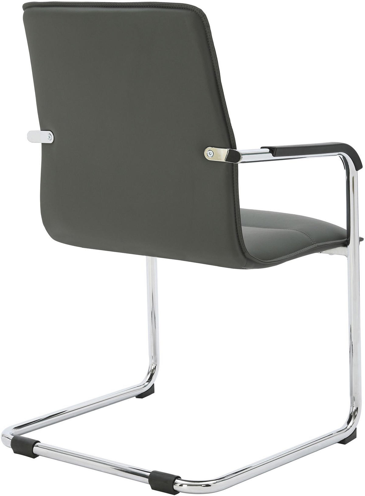 SCHWINGSTUHL Lederlook Grau - Grau, Textil/Metall (57/92/59cm) - CLP