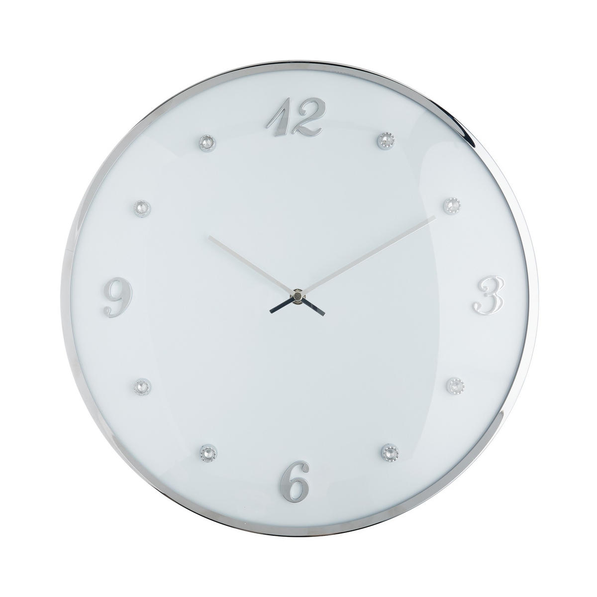 WANDUHR Diamondo - Weiß, Metall (41/3/41cm) - home&you