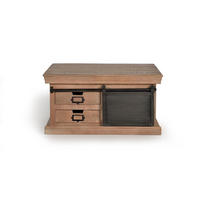 COUCHTISCH aus Mangoholz - Braun, Holz (90/90/45cm) - Giner y Colomer