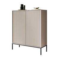 HIGHBOARD CORTADO K104 ZWEIFLUEGELIG KASCHMIR - Beige, Holzwerkstoff (104/125/39cm) - Lookway