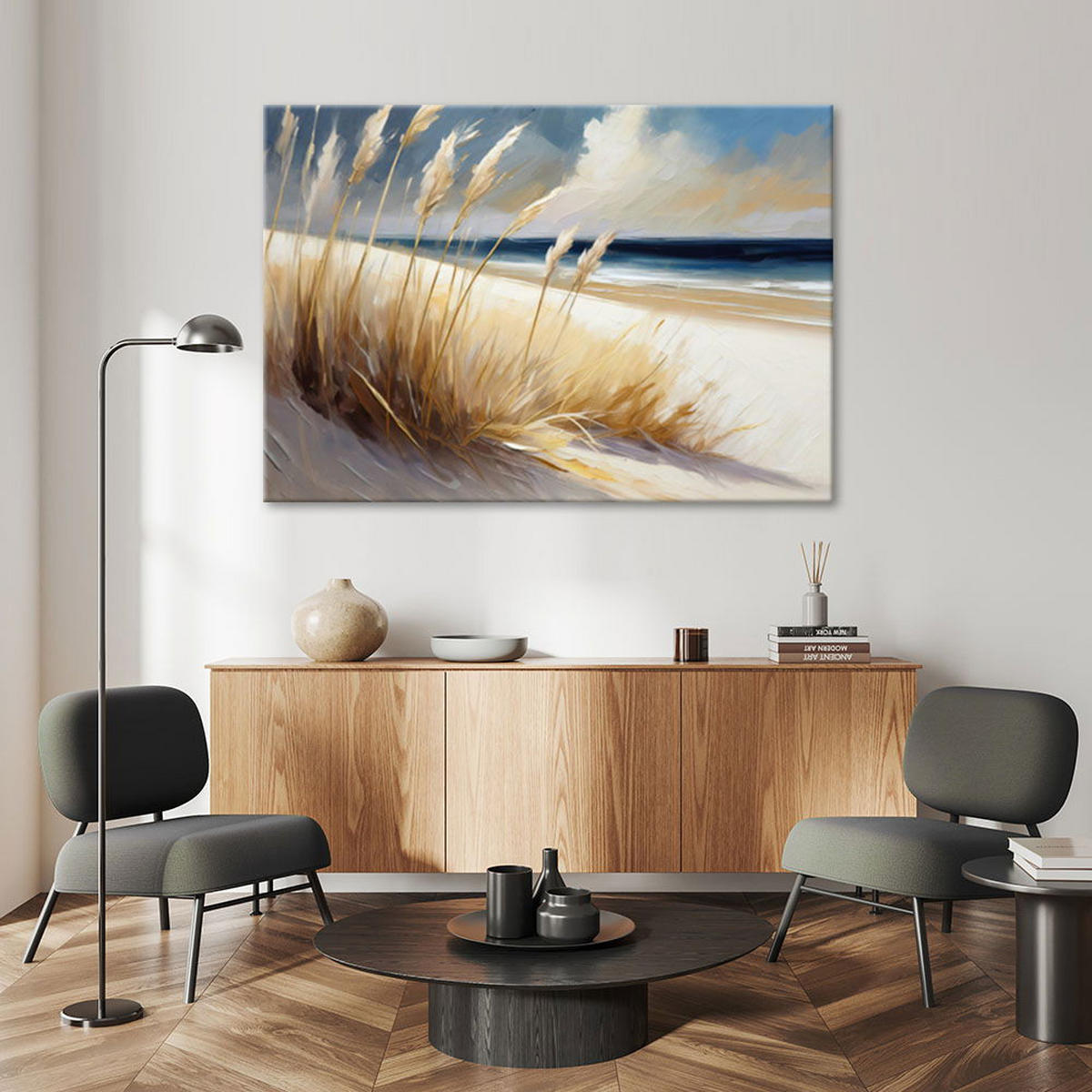 KUNSTDRUCK Gelb 120/80 cm - Gelb, Textil (120/80cm) - KUNSTLOFT