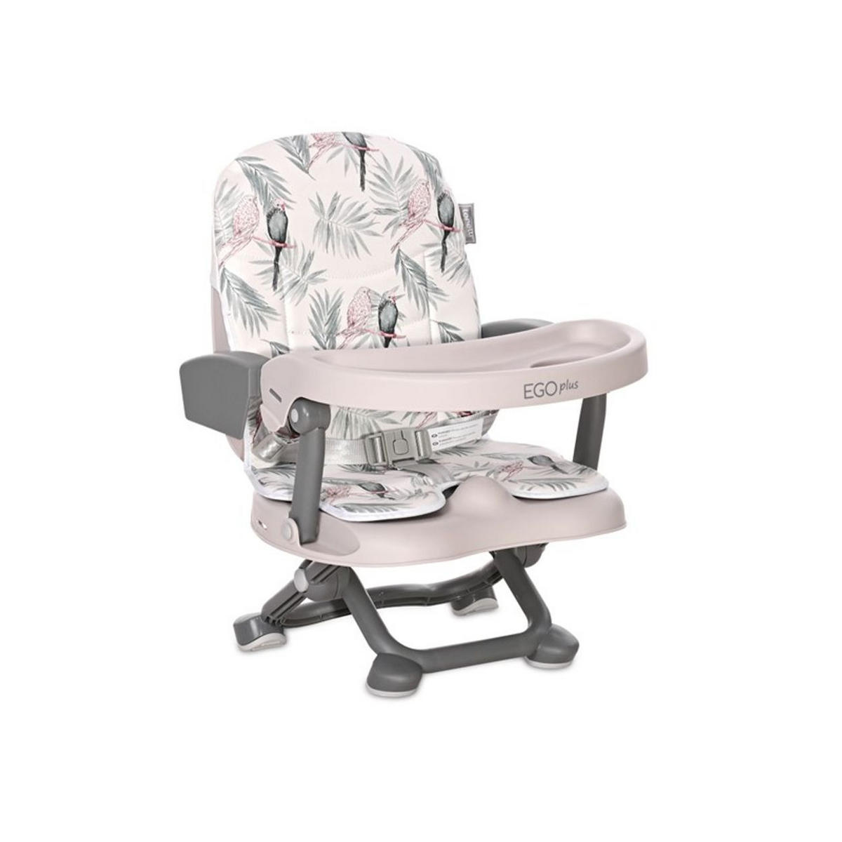 HOCHSTUHL Ego Plus 2 in 1 grau Kinderstuhl, klappbar, höhenverstellbar - Grau, Kunststoff (42/50/38cm) - Lorelli