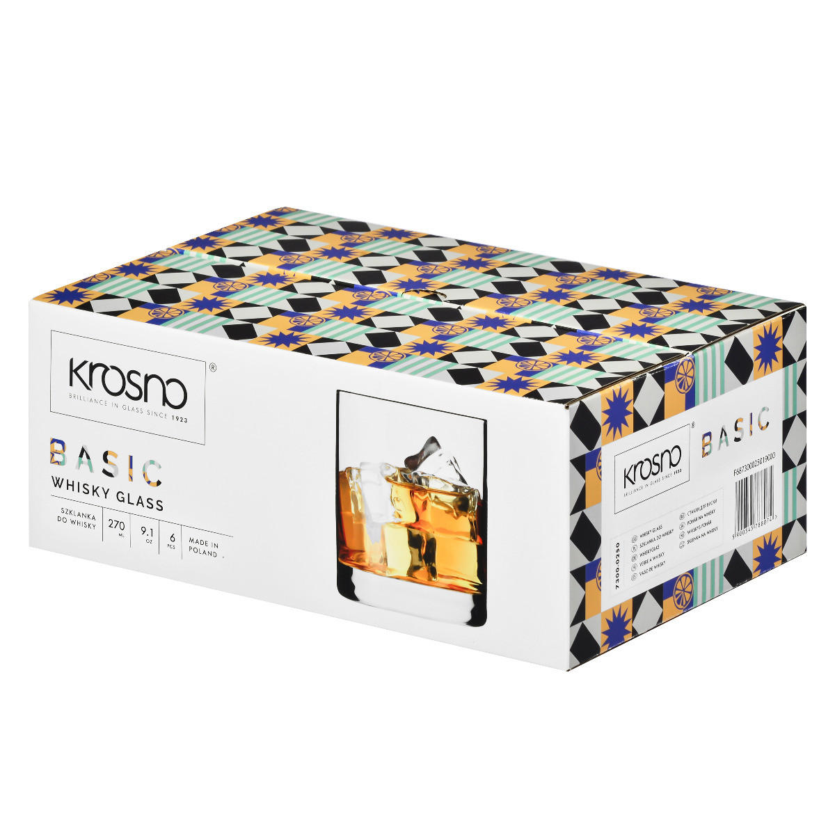 WHISKYGLÄSER BASIC, 6ER-SET, 270 ML - Transparent, Glas (0.27L) - Krosno Glass