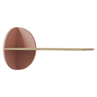 KINDER-WANDREGAL Lexi 17 - Eichefarben/Rosa, Holzwerkstoff (82/45/25cm) - MIRJAN24