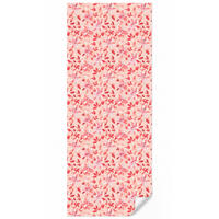 TAPETE - Botanisch - Blumen - Rot - 100x240 cm - Koralle, Papier (100/240cm) - OnlyWow