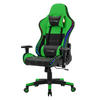 GAMING-STUHL Schwarz-Grün - Grün, Metall (68/132/66cm) - ML-DESIGN