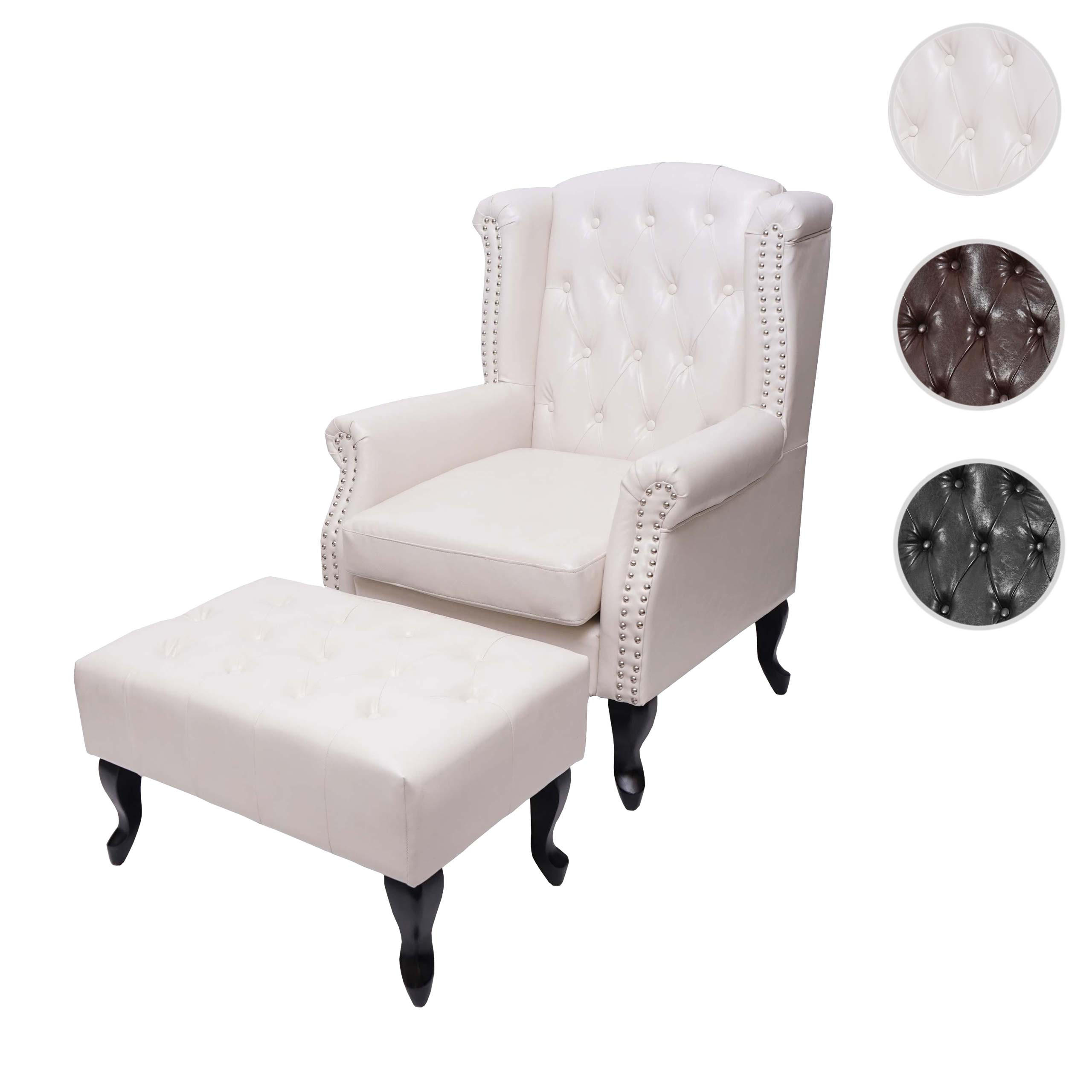 RELAXSESSEL Cremeweiß - Weiß, Textil (75/102/80cm) - MCW