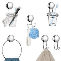BADZUBEHÖR Starter-Set MOON-LOC 6tlg. - Edelstahlfarben, Metall (8.9/10.7/10cm) - bremermann