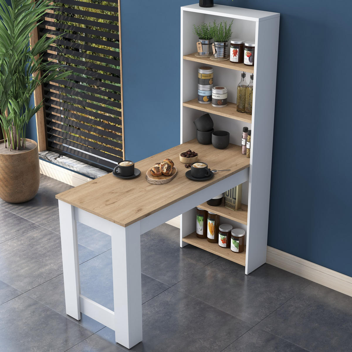 ESSTISCH jong Braun - Braun, Holz (120/54/154cm) - Habitat Garten