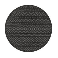 OUTDOORTEPPICH 160/160 cm Livorno 673 - Anthrazit, Textil (160/160cm) - Paco Home