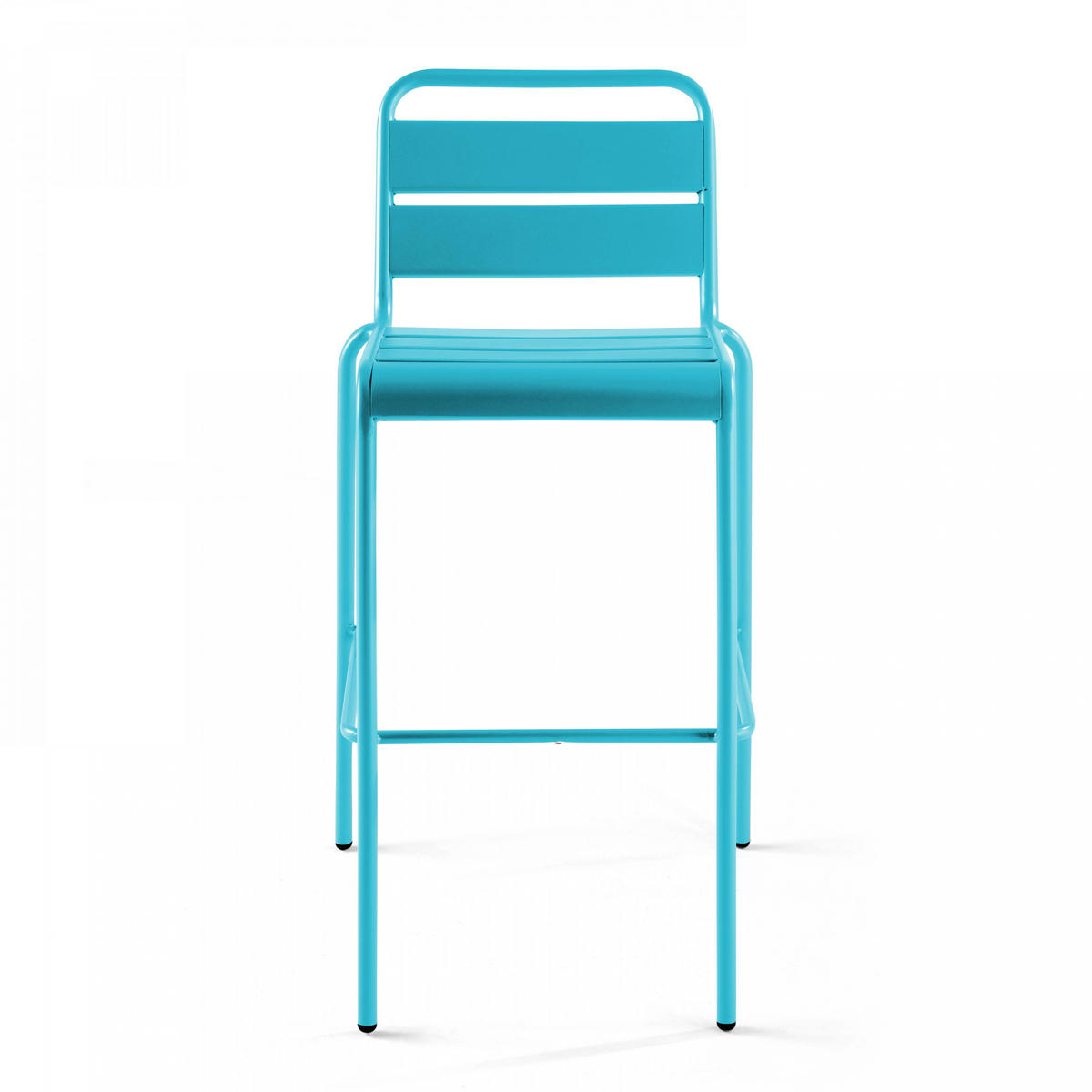 BARHOCKER, Blau - Blau, Metall (49/101/58cm) - Oviala