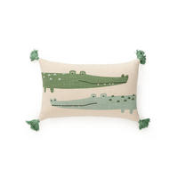 KISSENBEZUG Savannah Grün 30x50 cm - Grün, Textil (30/50cm) - Lytte