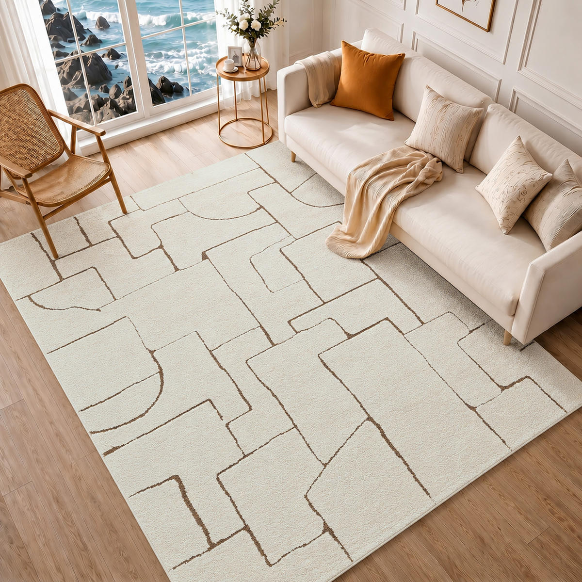 KURZFLORTEPPICH Alma 200/275 cm Terracotta - Terracotta, Textil (200/275cm) - LIVABLISS