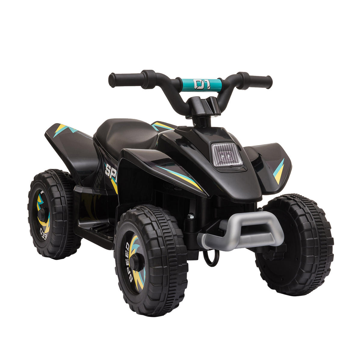 ELEKTRO-QUAD DE-13015 Vor-/Rückwärtsgang Schwarz - Schwarz, Kunststoff (72/40/45.5cm) - ComfortXL