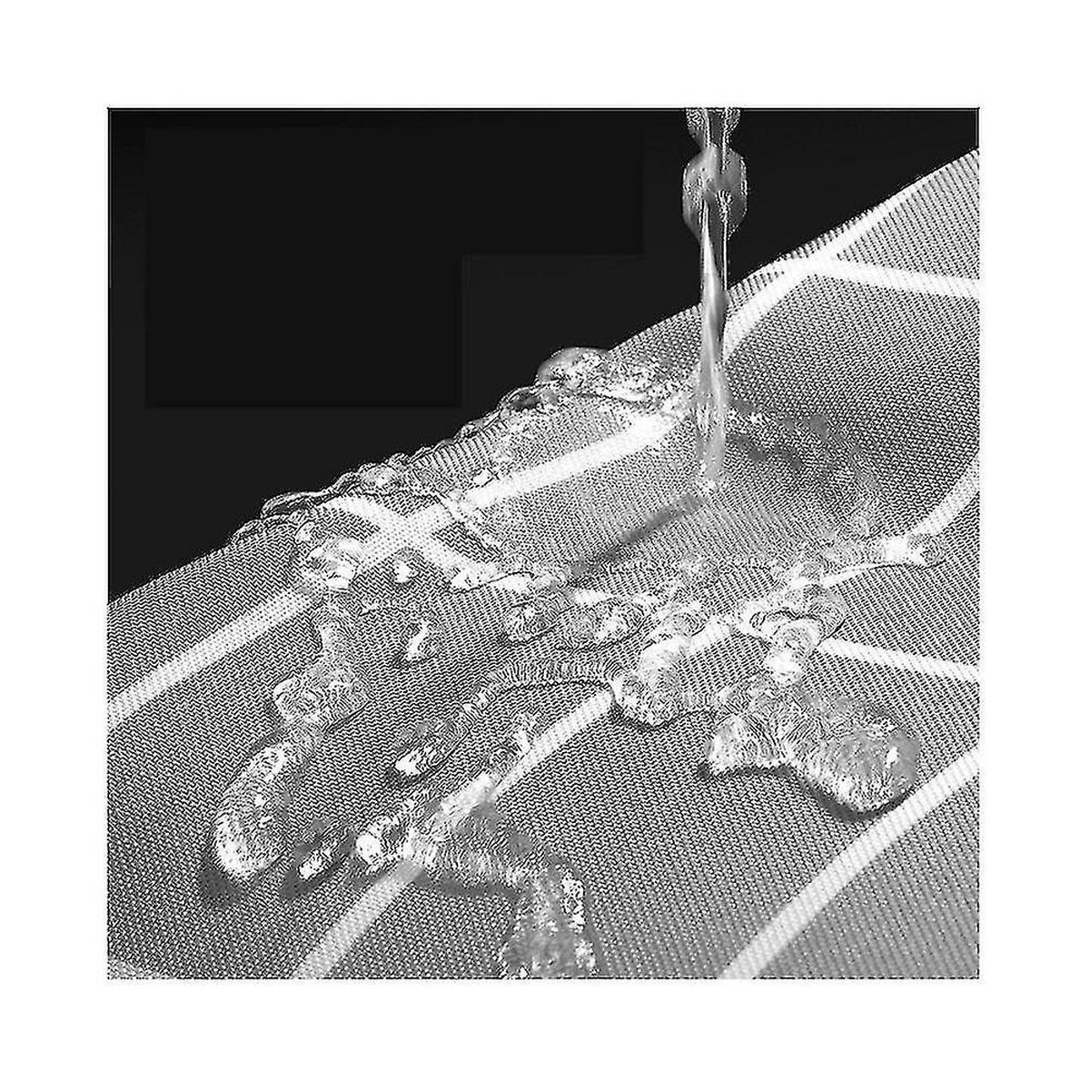 DUSCHVORHANG Polyester schimmelresistent waschbar langlebig fürs Badezimmer - Grau, Kunststoff (180/180cm) - MCBOSON