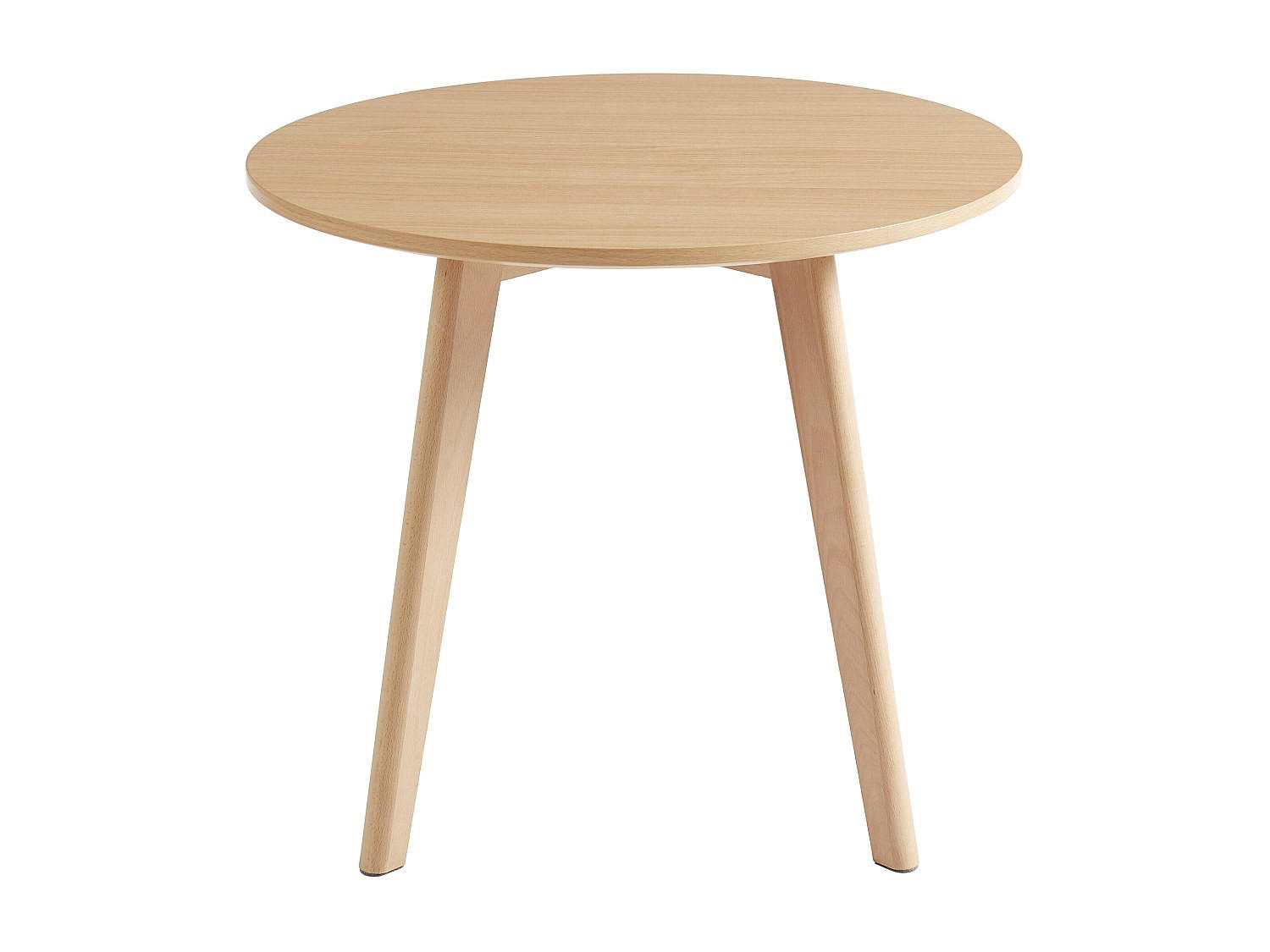 ESSTISCH - 2 Personen - Holz, Platte - Naturfarben Hell - LOULOUNE - Naturfarben, Holz (60/51/60cm) - Vente-Unique