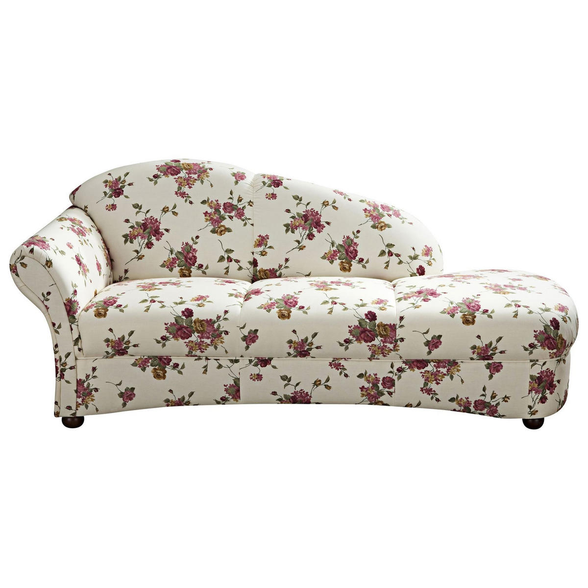 RECAMIERE Armlehne links Kama Bezug Flachgewebe Buche nussbaum dunkel / beige - Beige/Multicolor, Kunststoff (191/83/81cm) - 58aufmkessel