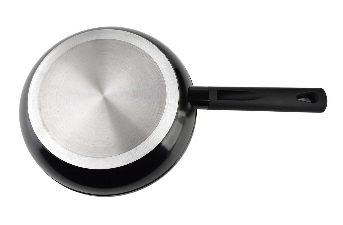 SCHMORPFANNE Valerian Schwarz 24/42/4.9 cm Metall - Schwarz, Metall (24cm) - Mondex