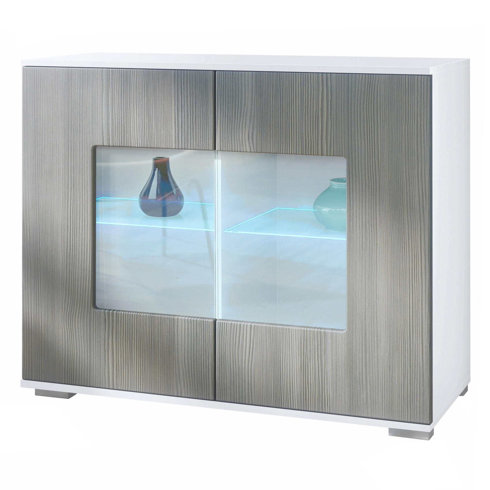 Vladon Kommode Anthrazit 92.5x75.5x35 cm