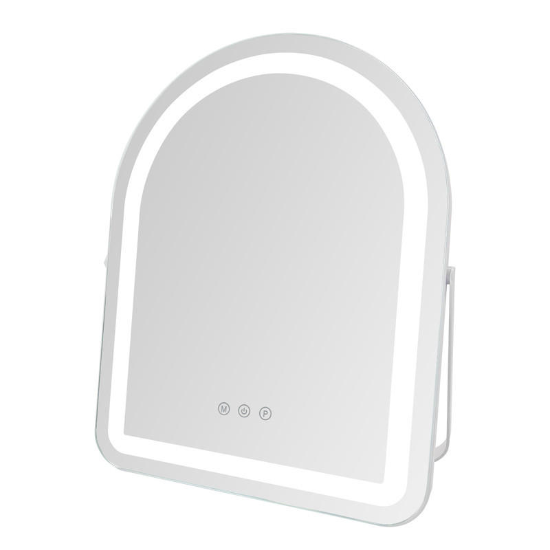 LED Schminkspiegel 3/35/45cm - Weiß, Glas (3/45/35cm) - Nettlife