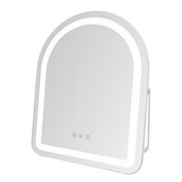 LED Schminkspiegel 3/35/45cm - Weiß, Glas (3/45/35cm) - Nettlife