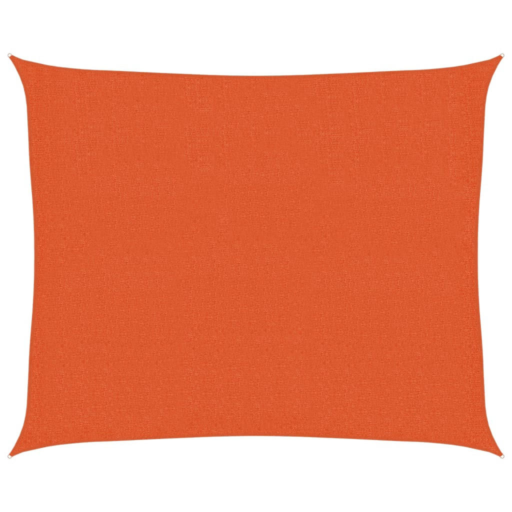 SONNENSEGEL 160 g/m² Orange 2,5x3 m HDPE - Orange, Textil (300/250cm) - furnicato