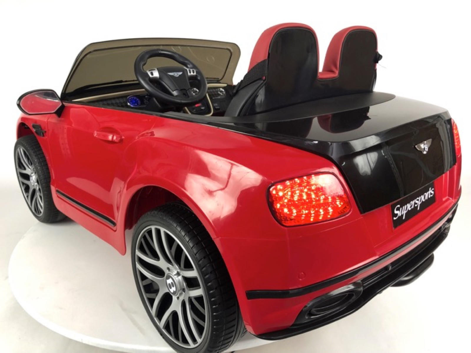 KINDER ELEKTROAUTO Bentley Supersports Rot - Rot, Kunststoff (132/87/55cm) - TPFLiving